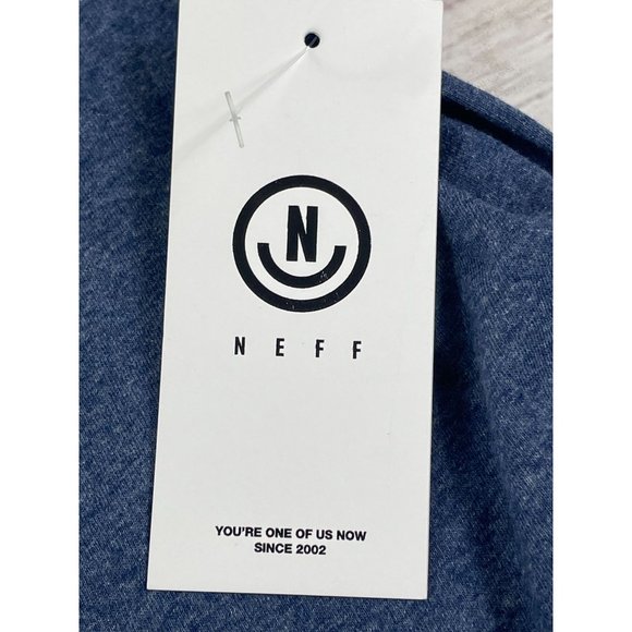 NWT Neff Heather Blue w/ Red‎ Stripe 3XL T-shirt - Picture 5 of 5